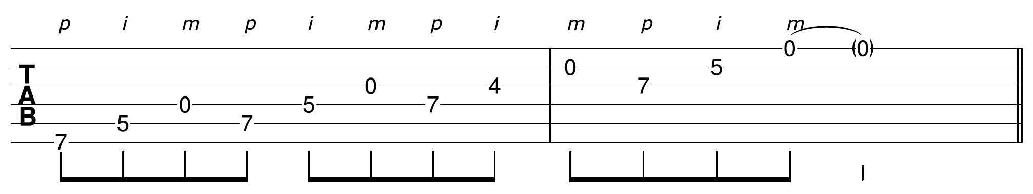 Open String Scale Ascending