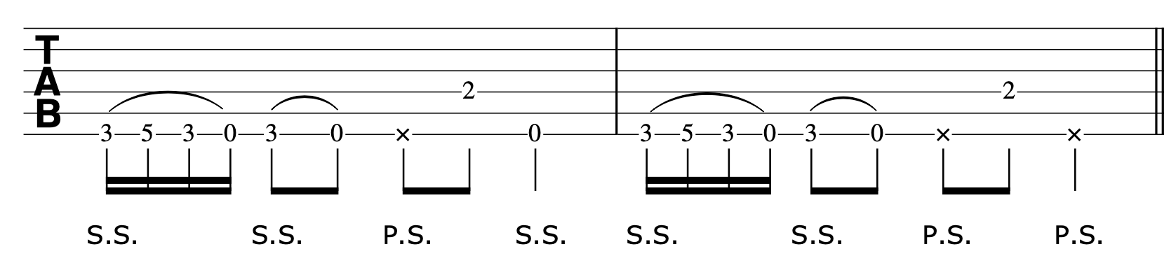 Percussive Slap Guitar Riff 2