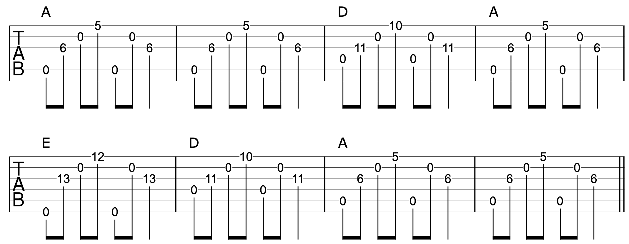 Play Guitar Up Fretboard 6th Harmony 2