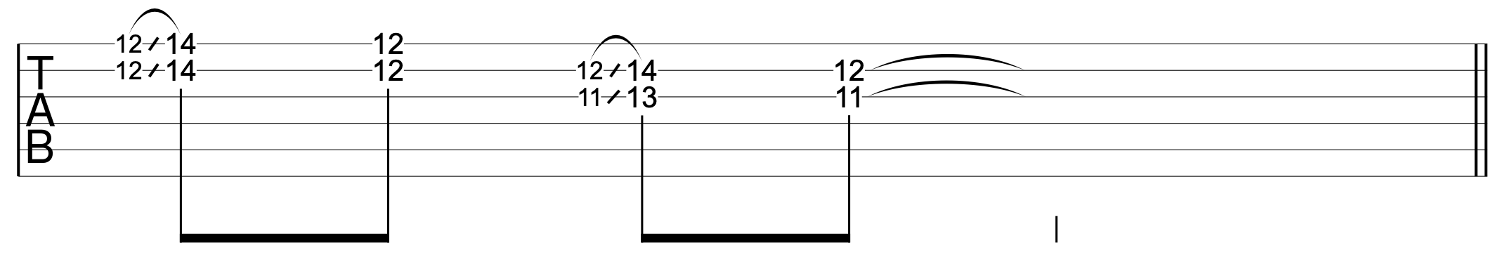 Rhythm Fill Guitar Riff 1