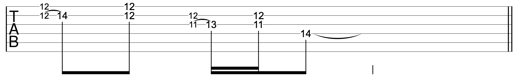 Rhythm Fill Guitar Riff 2