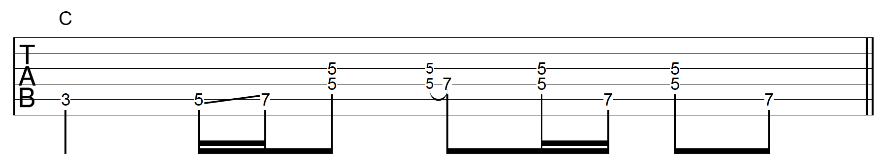 Rhythm Guitar Chord Fill 2