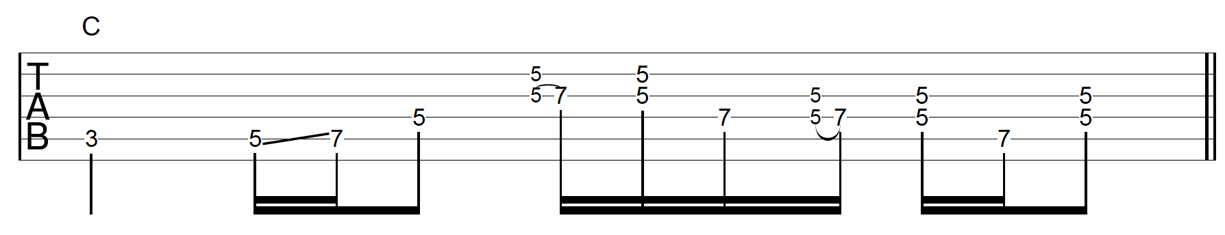 Rhythm Guitar Chord Fill 3