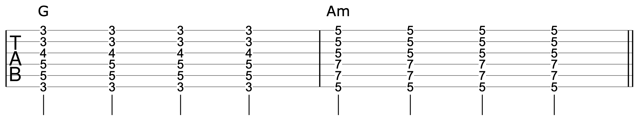 Rhythm Guitar Fills Beginners 1