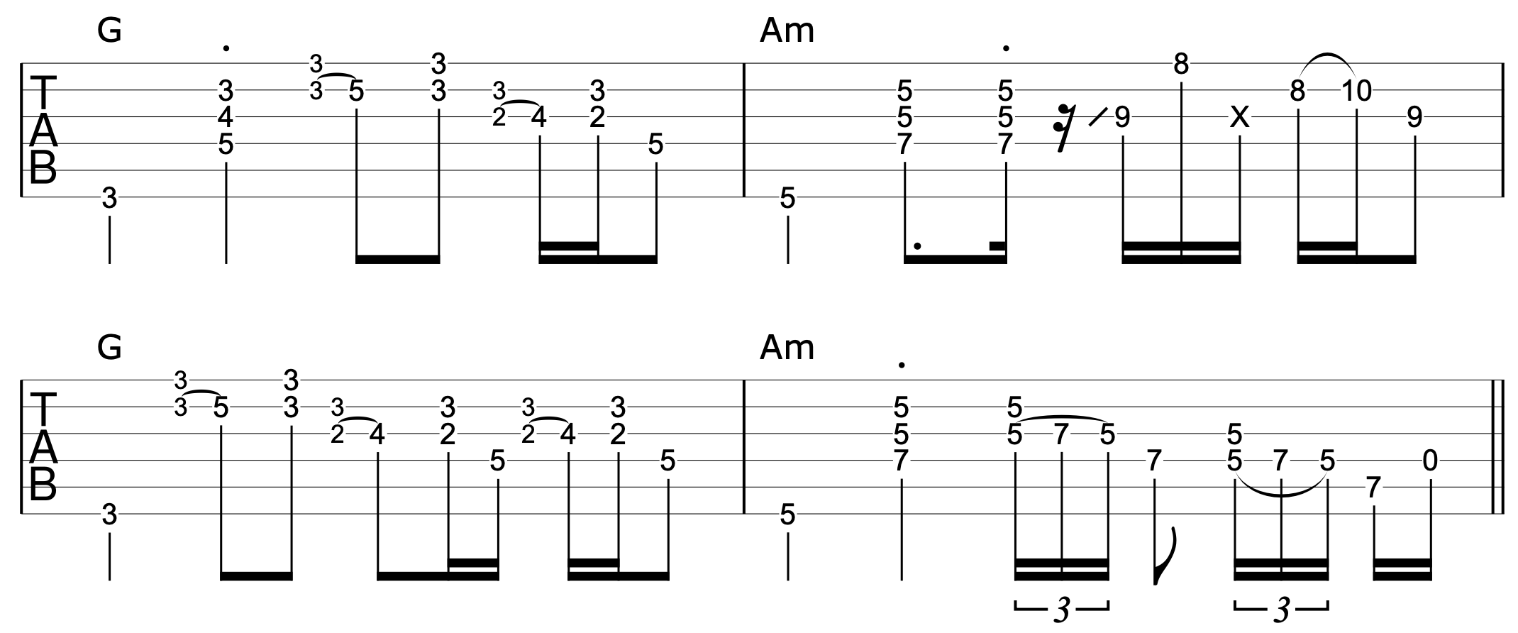Rhythm Guitar Fills Beginners 9
