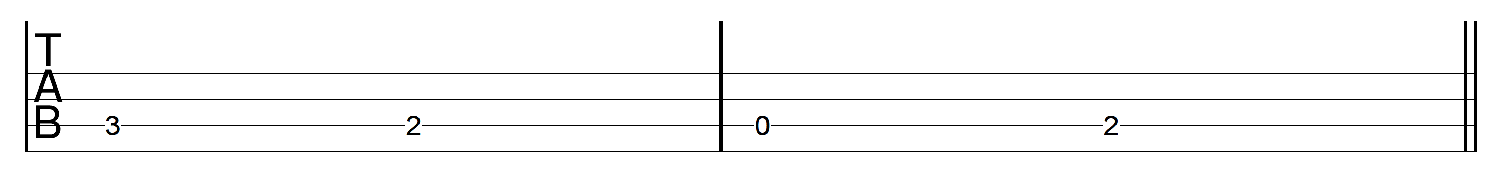 Slash Chord Guitar Example 1-2