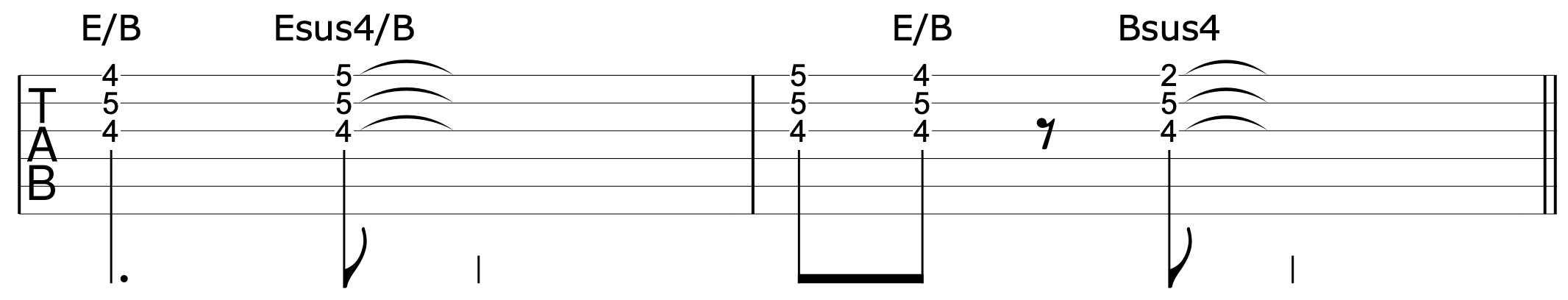 Suspended Triads Guitar Free Falling