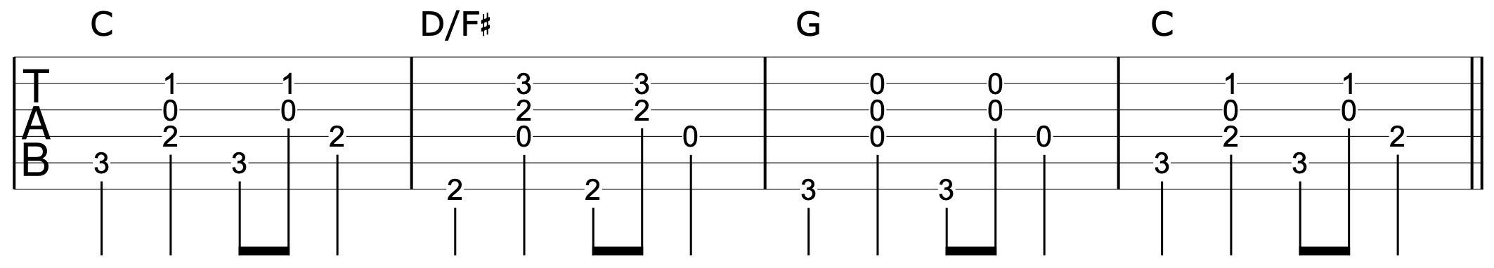 Travis Picking Harmony Chords 3