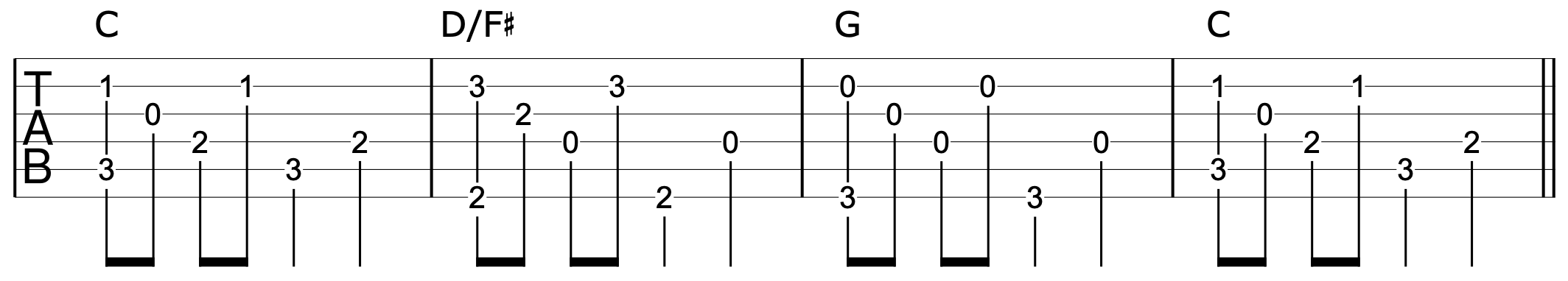 Travis Picking Harmony Chords 5