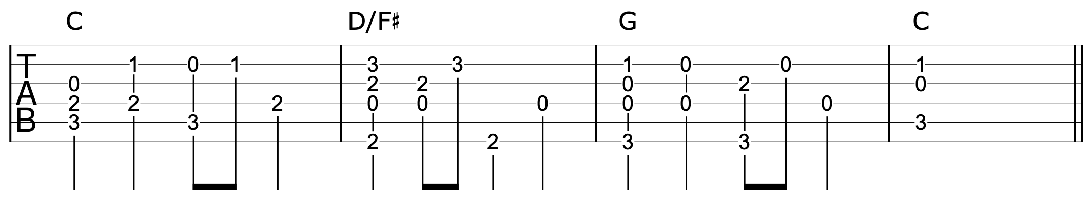 Travis Picking Melody 5