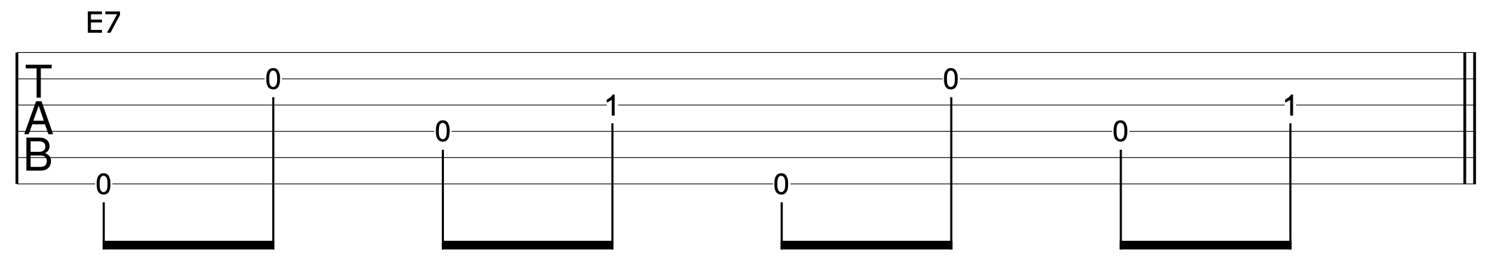 Travis Picking Pattern 2