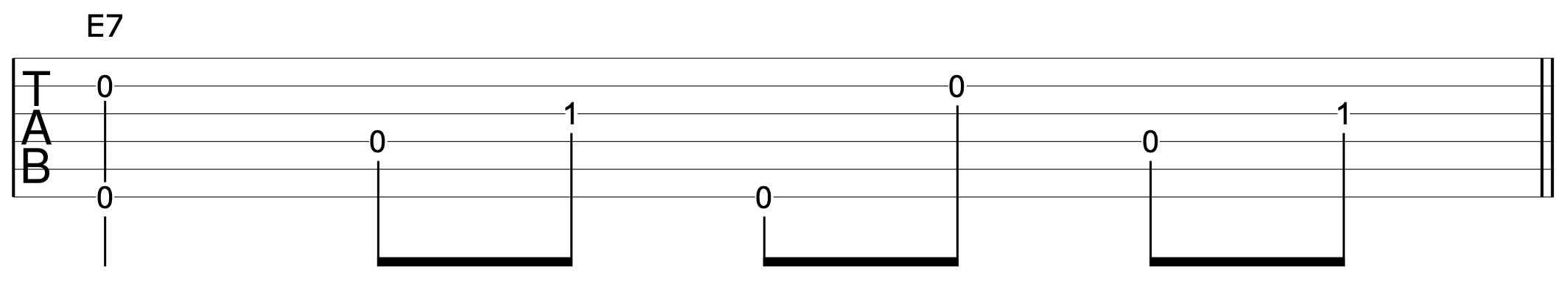 Travis Picking Pattern 3