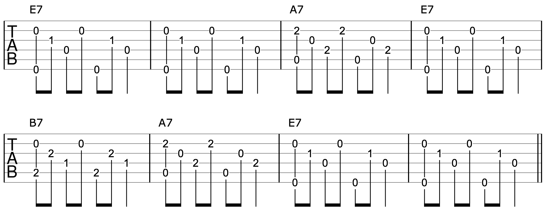 Travis Picking Blues 4