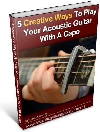 Acoustic Guitar Capo 3D Image