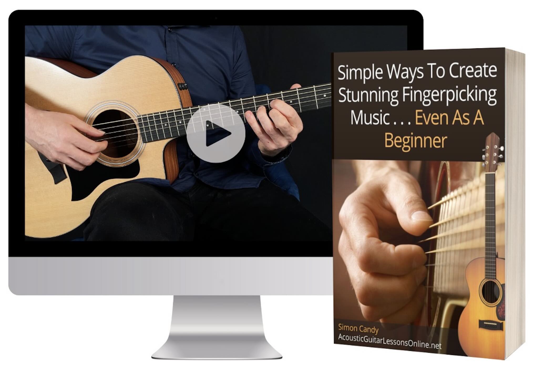 Stunning Fingerpicking Music Sales Page Image 