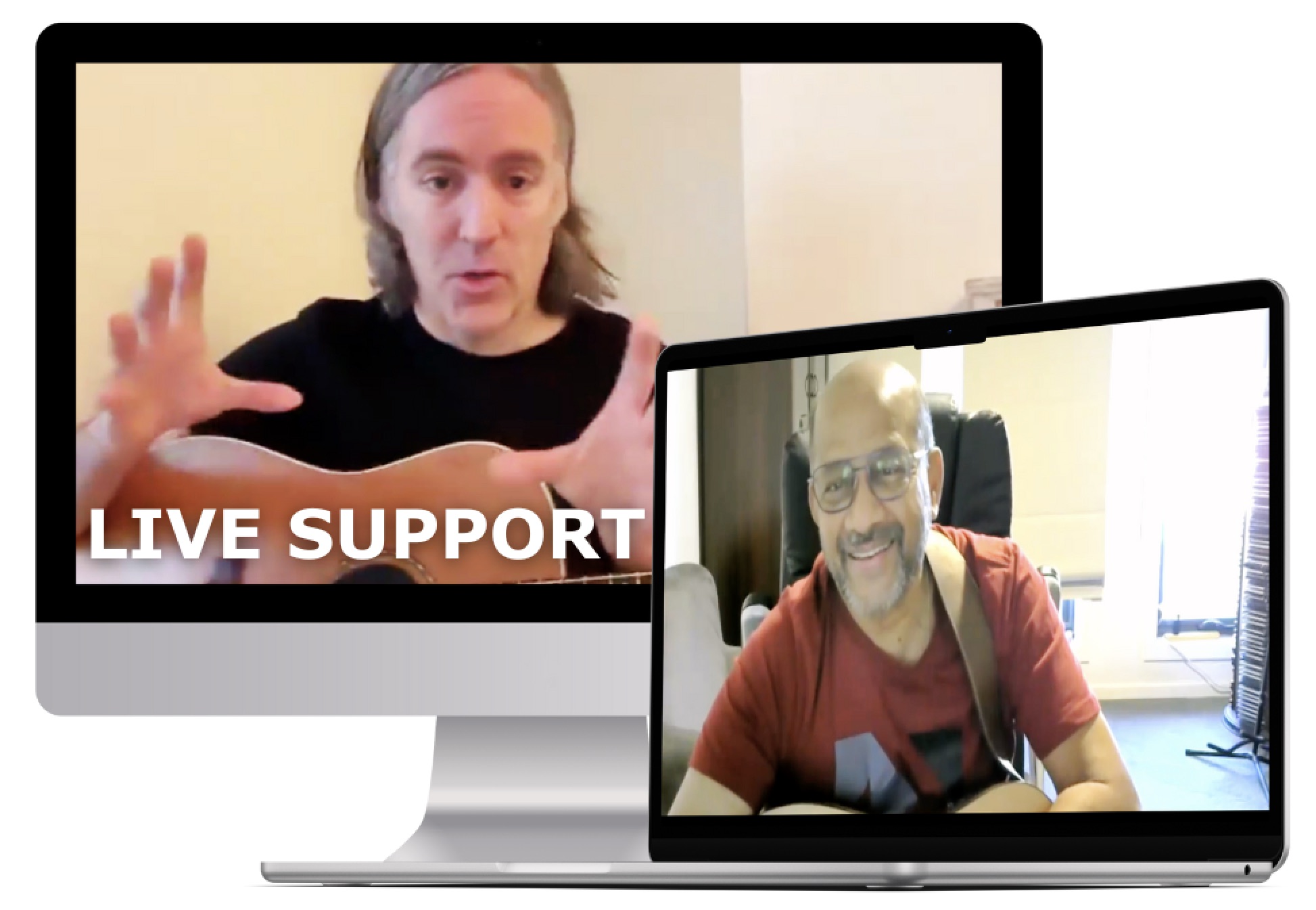 Fingerpicking Guitar Live Video Support