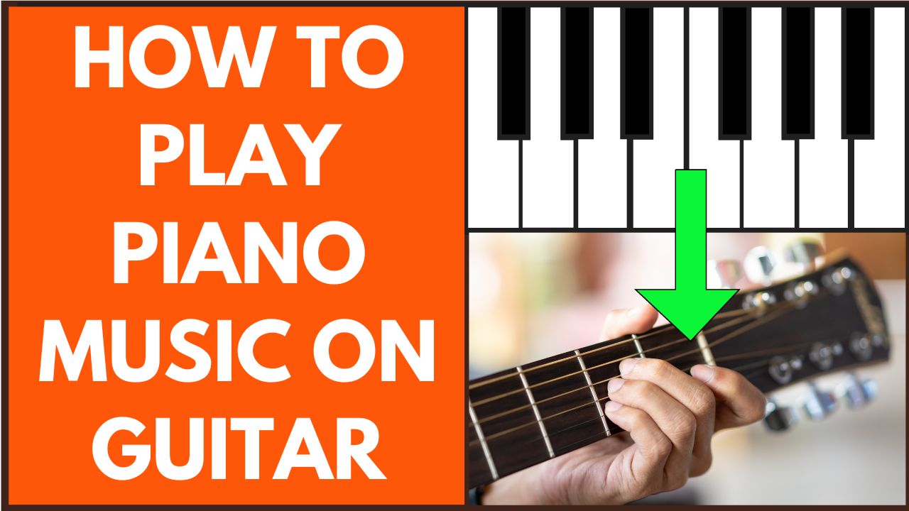 Acoustic guitar online and piano