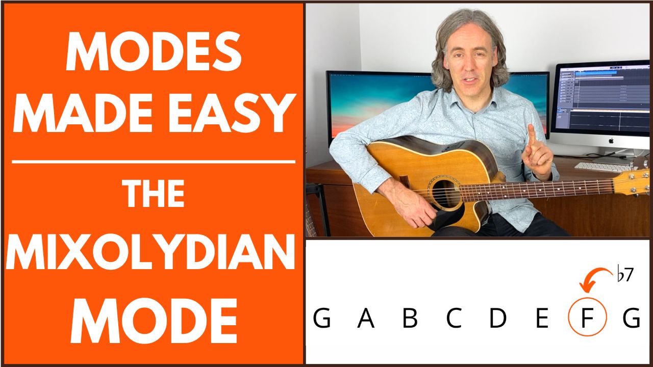 Mixolyidain Mode Guitar Video Page Pic