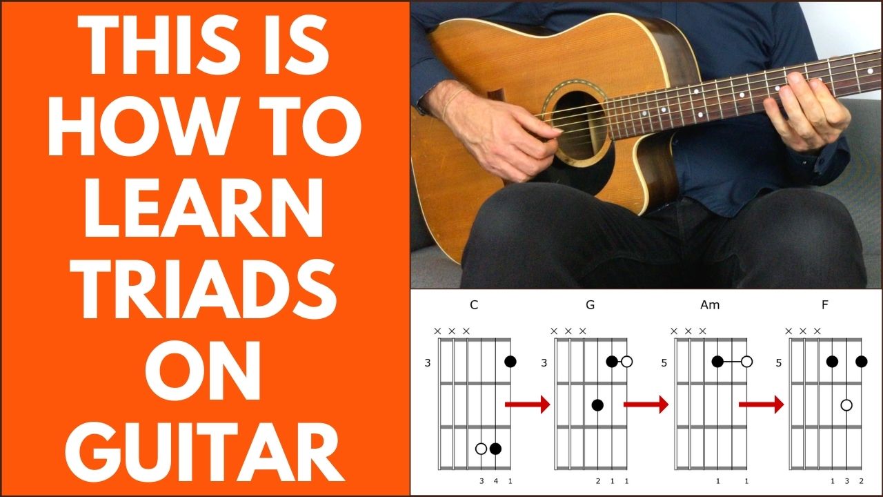 blød Sekretær Udled The Best Way To Learn Triad Chord Shapes On Guitar