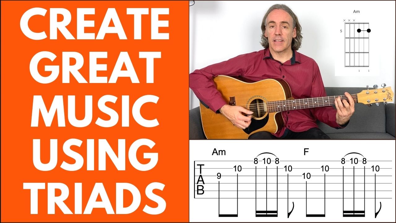 Triad Chord Shapes Rhythm Guitar Pic